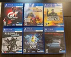 Sony Playstation VR - 6 Game Lot - GT Sport, Space Channel 5, The Wizards + More