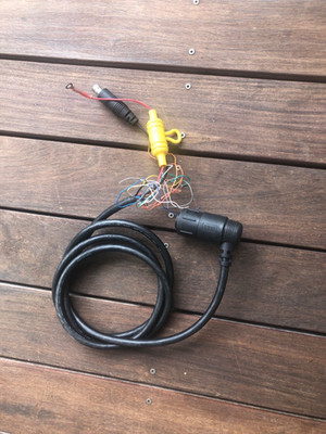 Raymarine R62227 90 Degree Power/NMEA Cable For C & E WIDE Series USED