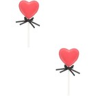  2pcs Herz Lollipop Orament Große Lollipop Fotografie Requisite Dekorative
