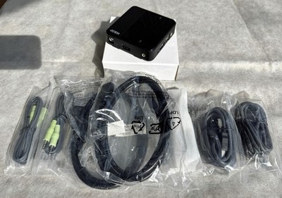 ATEN CS782DP 2-DisplayPort KVM-Switch, USB, Audio, Kabelsatz OVP