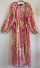 ASOS DESIGN Women’s Floral Patchwork Wrap Midi/Maxi Dress Size 18