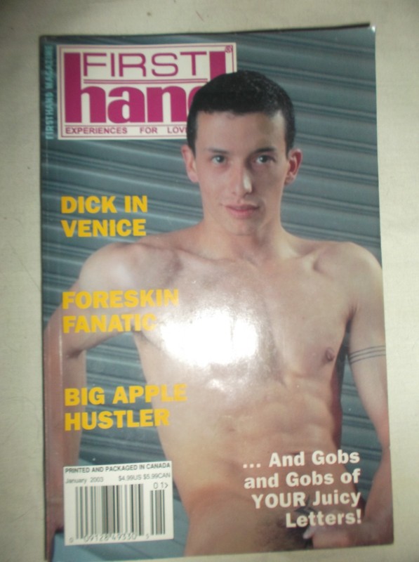 "Rare" Vintage First Hand Magazine-January 2003-Gay Interest