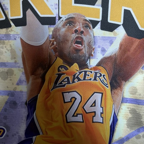 Kobe Bryant Graphic 3D Photo Shirt Men’s XL Los Angeles Lakers White - Picture 3 of 9