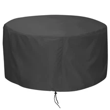 Fire Pit Cover, 48 inch Cover for 45-48 inch Round Firepit, Waterproof Windpr...