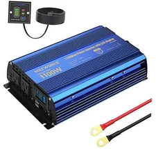 Power Inverter 1100 watt DC 12V to AC 120V Modified Sine Wave 1000w 1100W