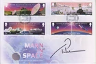 TIM PEAKE  SIGNED ISLE OF MAN FDC