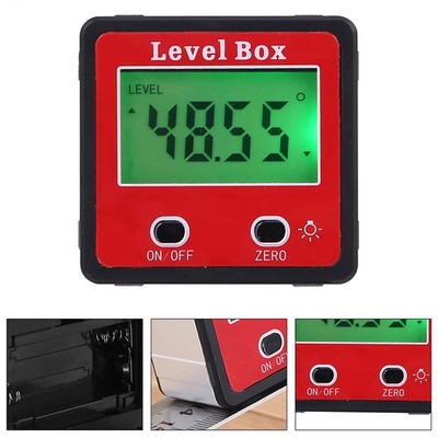 Magnetische Digital Level Box LCD Winkelsucher  Neigungsmesser Fasenmesser