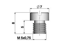 Vergaser HauptdüSe Polini 5Mm FüR Dellorto Vergaser - 100