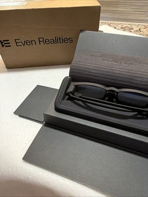 Even Realities G1 Smart Glasses B-GREY1- Nonprescription New Open Box 