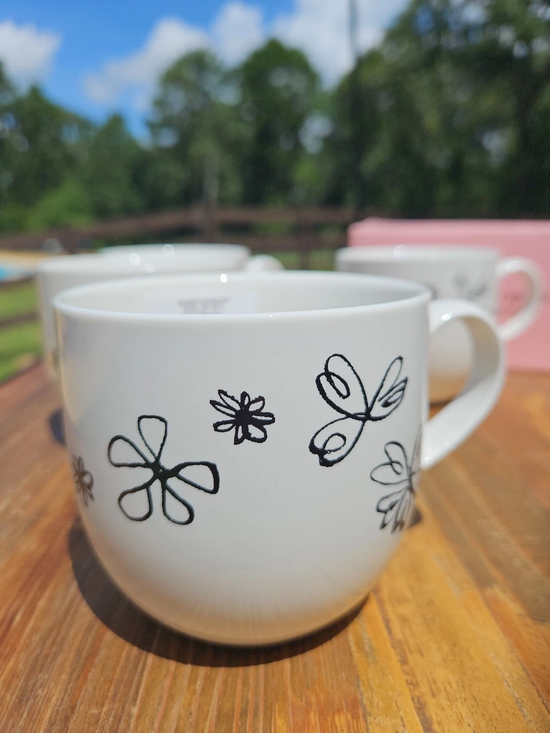 Kate Spade Garden Doodle Mug - Thumbnail 3