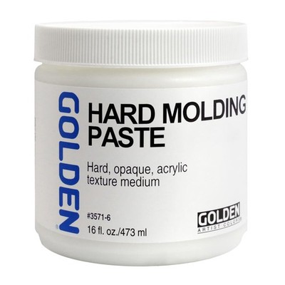 Hard Molding Paste By Golden 16 Fl. Oz. Jar Professional Acrylic Paste Medium Se