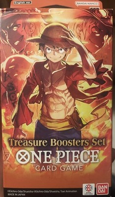 One Piece Treasure Booster Set Collectible Card Game English Version New Sealed