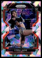 2022 Panini Prizm WWE Cracked Ice Cora Jade RC #188