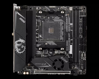 MSI MPG B550I GAMING EDGE WIFI DDR4 Motherboard Socket AM4 Mini-ITX， 2x M.2 Slot