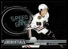2023-24 Upper Deck Credentials Speed of the Game Rookies Connor Bedard Chicago