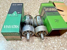Sylvania Pair NOS 7F7 Vacuum Tube Tested READ LISTING