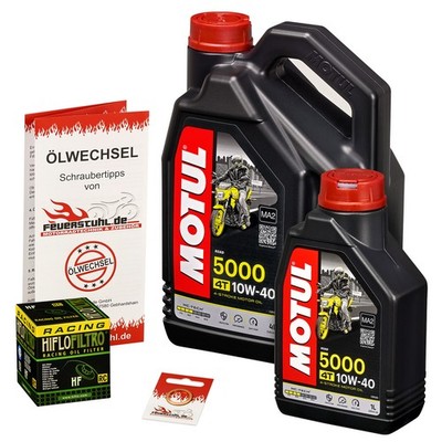 Yamaha XV 1700 Road Star Warrior, VP14; Motul 10w40 Öl; HiFlo Racing Ölfilter