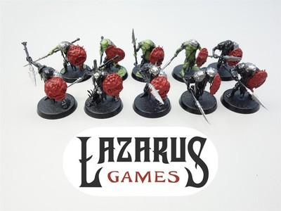 Warhammer FB Orcs Goblins Destruction Orruk Warclans - 10x Gutrippaz 