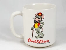 Vintage 1986 Chuck E. Cheese Mug Showbiz Pizza Time Inc Cup