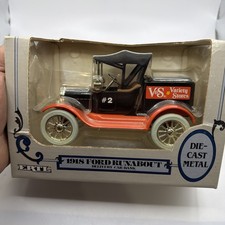 NEW ERTL 1918 Ford Runabout Delivery Car Bank 1/25 Scale V S Variety Stores 7625
