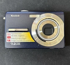 Kodak EasyShare M763 7.2MP Digital Camera - Blue *Not tested, No Charger*
