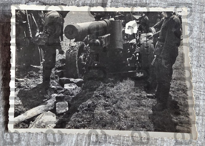 Excellent Photo - Heavy Artillery - France - Deployment 1940 - A066-26