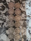 Lot Of (12). Random Dates, All 1940 And Earlier Mercury Dimes 90% Silver.