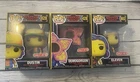 Funko Pop! Stranger Things Black Light Set Lot of 3: Demogorgon Eleven Dustin