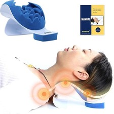 Portable Pain Relief Neck  Shoulder Relaxer Chiropractic Pillow