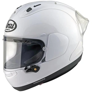 Arai RX-7V Evo Fim Racing 2 Motorcycle Helmet Race Track Approved Plain White