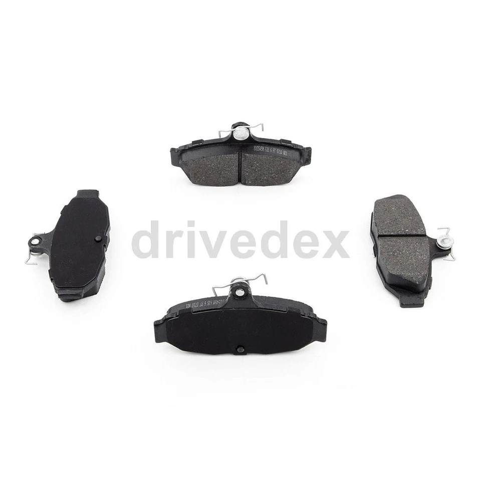 Rotores traseros pastillas de freno semimetálicas para Lincoln Mark VII_DV 1991 1992 Foto 2 de 4