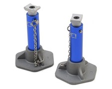 Hot Racing 110 Scale Aluminum Jack Stands Blue Hraacc83j06