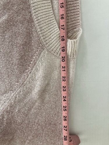 Chaps Knit Sweater Women's 3X Light Pink White Stripe Boat Neck Long Sleeeve - Photo 5 sur 8