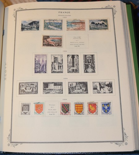 Gebrauchte französische Starter-Briefmarkensammlung im Scott-Album, Lebenslauf 3.500 $+ - Bild 17 von 24