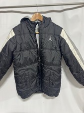 Jordan Black Puffer Jacket MJ Big Kids - M 10-12 Yrs Fast Shipping