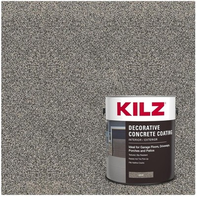 Interior/Exterior Concrete Paint, Speckled Stone Texture