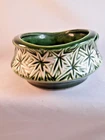 Vintage McCoy Starburst Green Planter Pitcher Mark Mt. Clements Years 70's