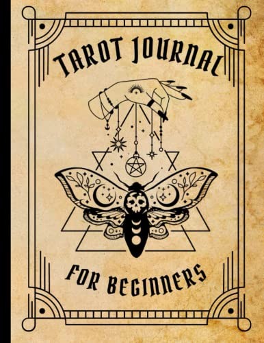 Beginner Tarot Guide & Journal with Daily Three Card Spread Tracker