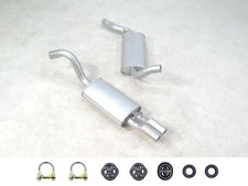 Mitteltopf Endtopf NEU für Audi Cabrio Coupe 8G7 B4 2.6 2.8 Auspuff SET Anbaut.