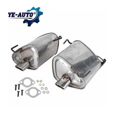 2x Exhaust Muffler W Tips For Subaru 2009-2013 Forester 2008-2011 Impreza 2.5l 2x Exhaust Muffler W Tips For Subaru 2009-2013 Forester 2008-2011 Impreza 2.5l