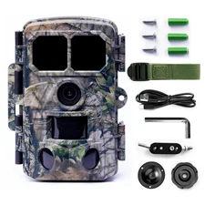 4K 48MP Trail Camera WiFi Game Camera with Low Glow Night Vision 