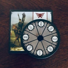 Scythe (Brown Combat Power Dial) Official Extra/Replacement Game Piece