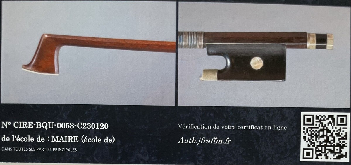 archet de violon ancien - École De Nicolas Maire / Old French 