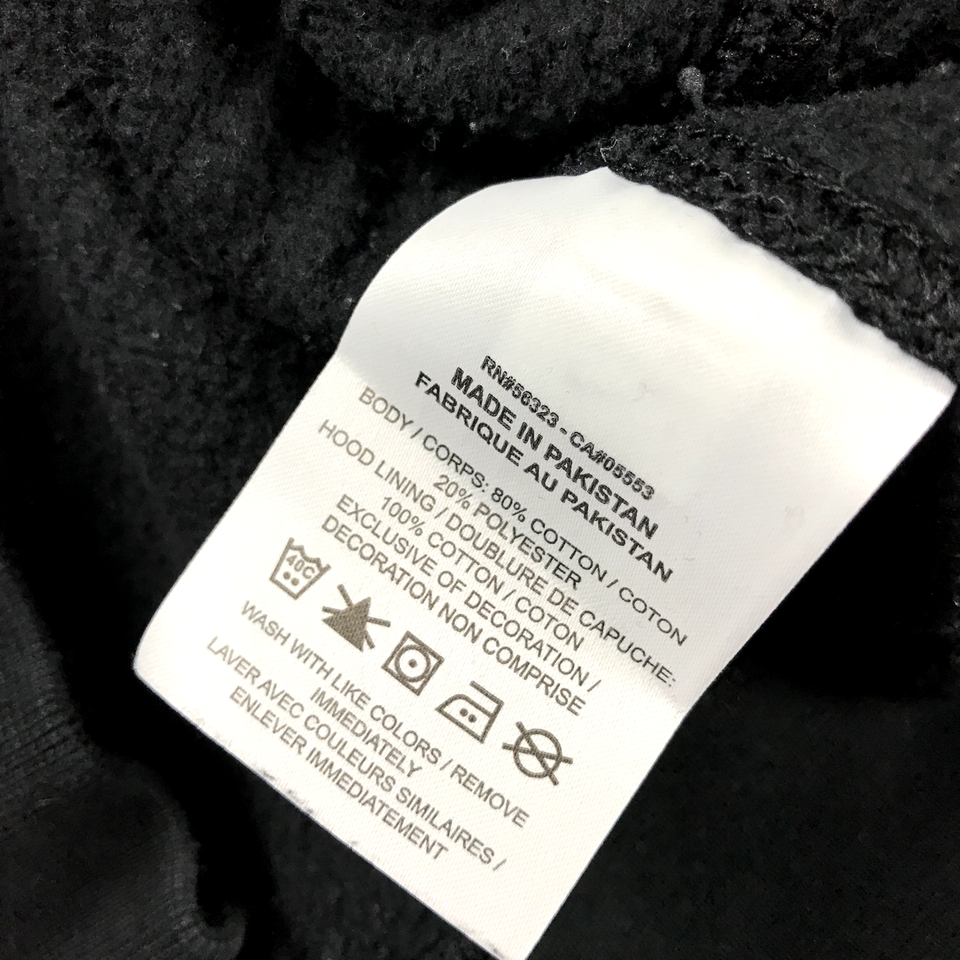 Nike Hoodie Mens Small Black Swoosh Long Sleeves Pullover Hooded