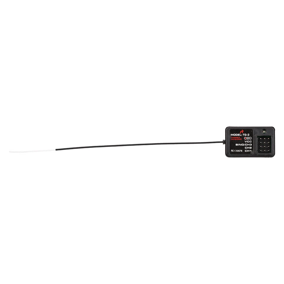 2pcs GoolRC TG-3 2.4G 3CH  Car Boat Receiver for GoolRC TG3 AUSTAR AX5S R7P9 - Image 4 of 4