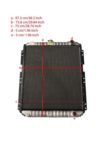 Radiador para JCB JS175W JS200 JS200W JS210 JS220 30/922700 - Imagen 3 de 4