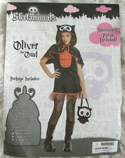 Skelanimals OLIVER the OWL Costume Child Halloween Cosplay Sz Sm 6-8 OWL PURSE