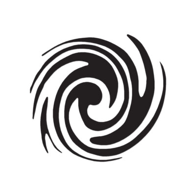 Hurricane Tornado Symbol - Decal Sticker - Multiple Color & Sizes - ebn390
