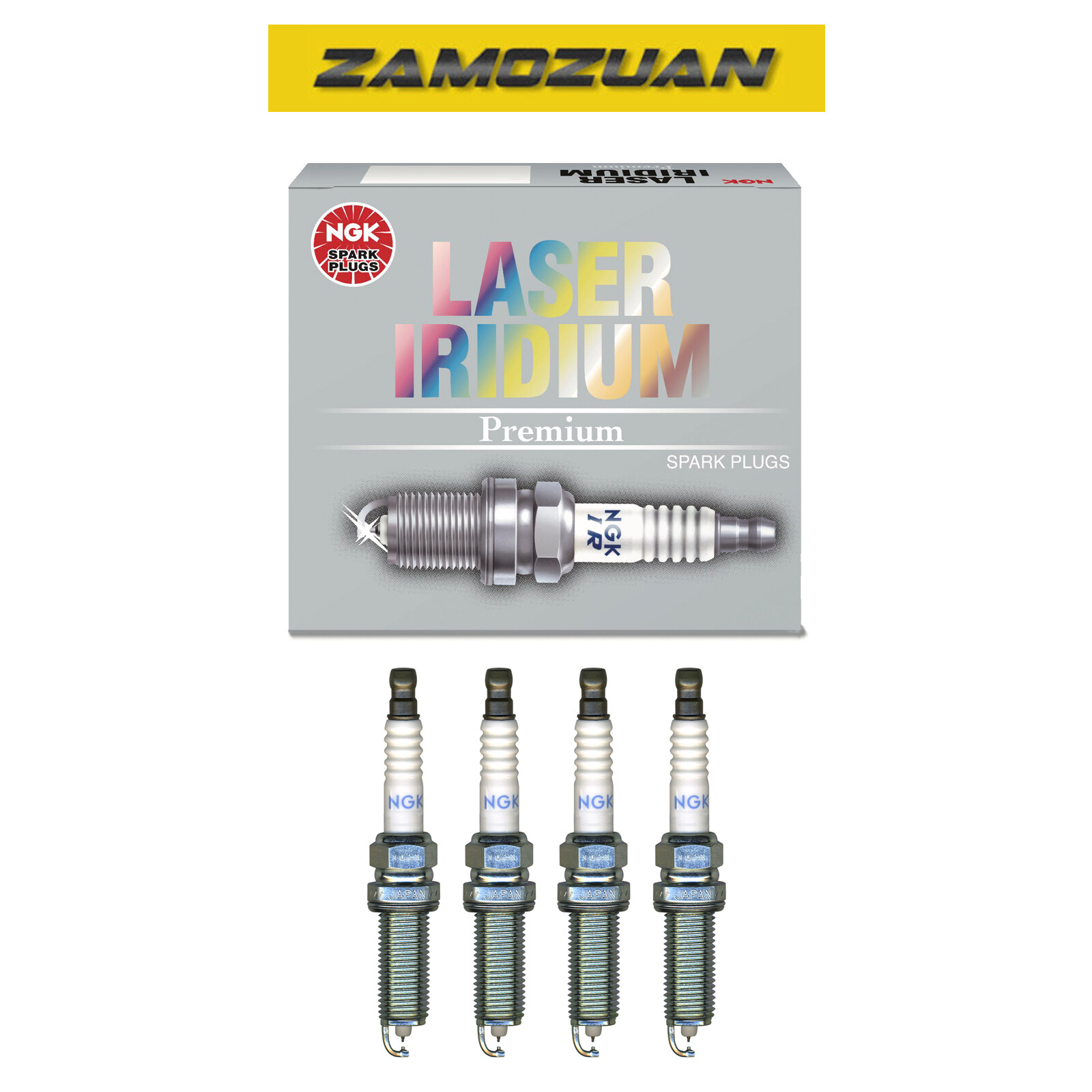 NGK Laser Iridium Spark Plug Set 4PCS. 08-20 for Infiniti Nissan 1406 DILKAR7B11