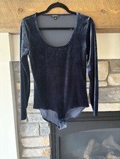 J Crew Mercantile Bodysuit M velour velvet preppy cozy holiday capsule fall 80s